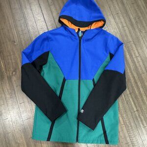 Champion C9 Boys XL (16-18) Performance Colorblock Full Zip Hooded Jacket Coat